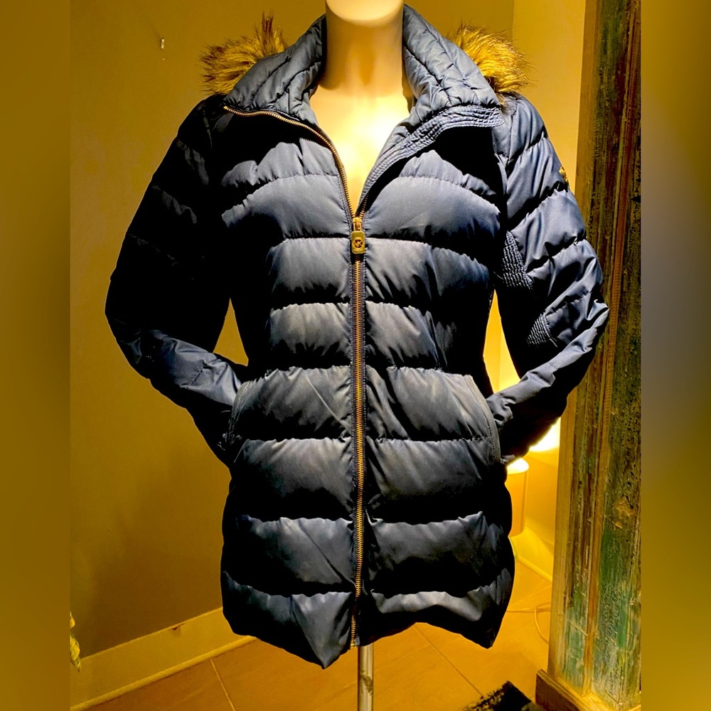 blue sailor winter coat michael kors